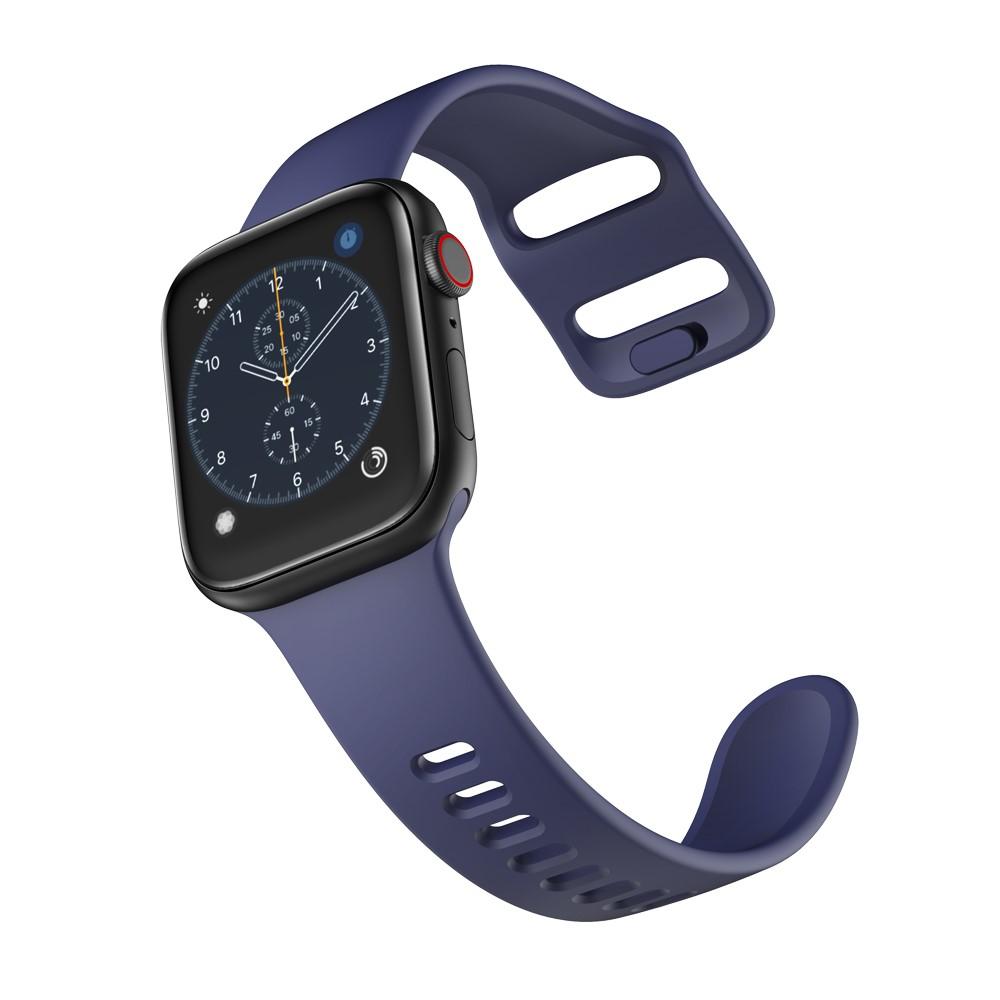 Apple Watch 42mm Siliconen bandje blauw