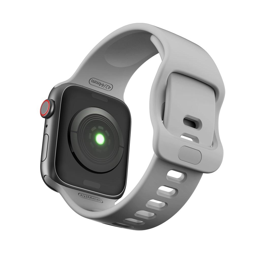 Apple Watch 42mm Siliconen bandje grijs