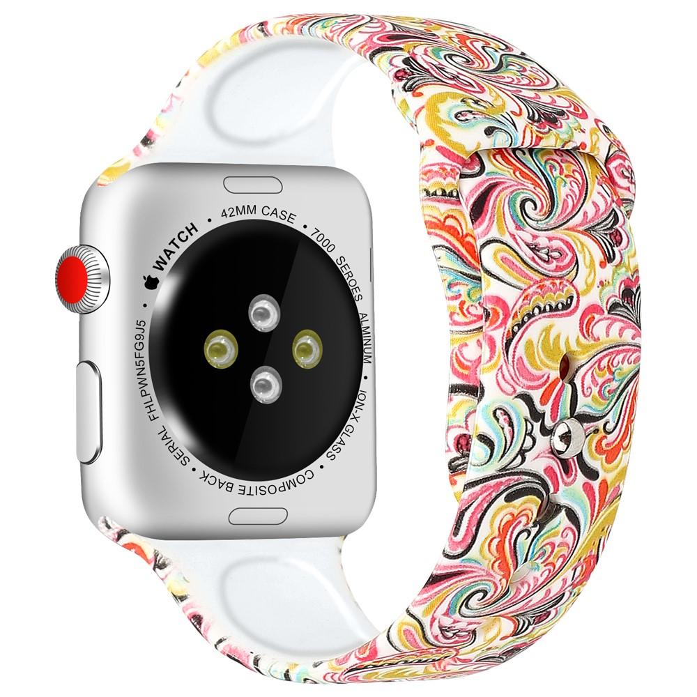 Apple Watch Ultra 49mm 1st Gen Siliconen bandje Paisley