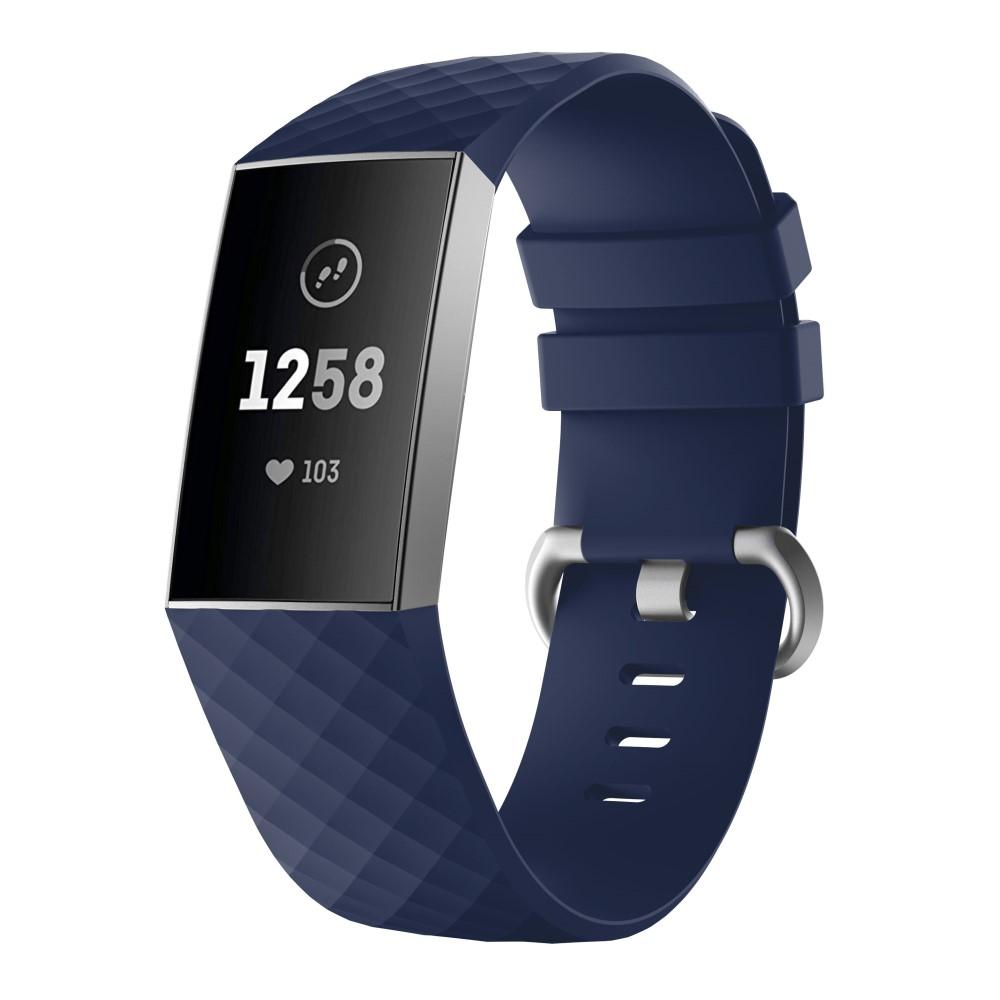 Fitbit Charge 3/4 Siliconen bandje Blauw