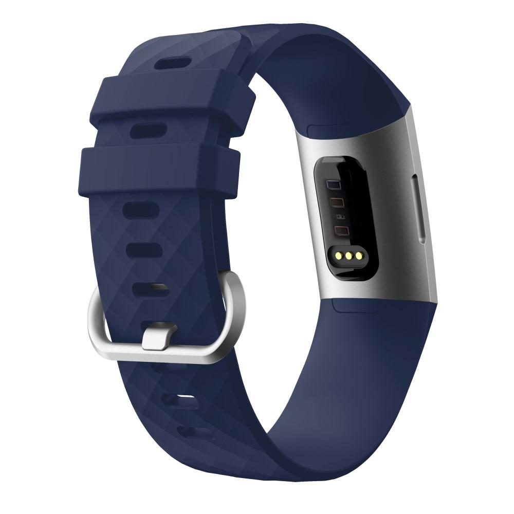 Fitbit Charge 3/4 Siliconen bandje Blauw
