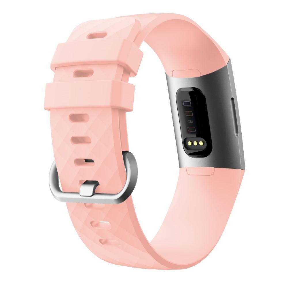 Fitbit Charge 3/4 Siliconen bandje Roze