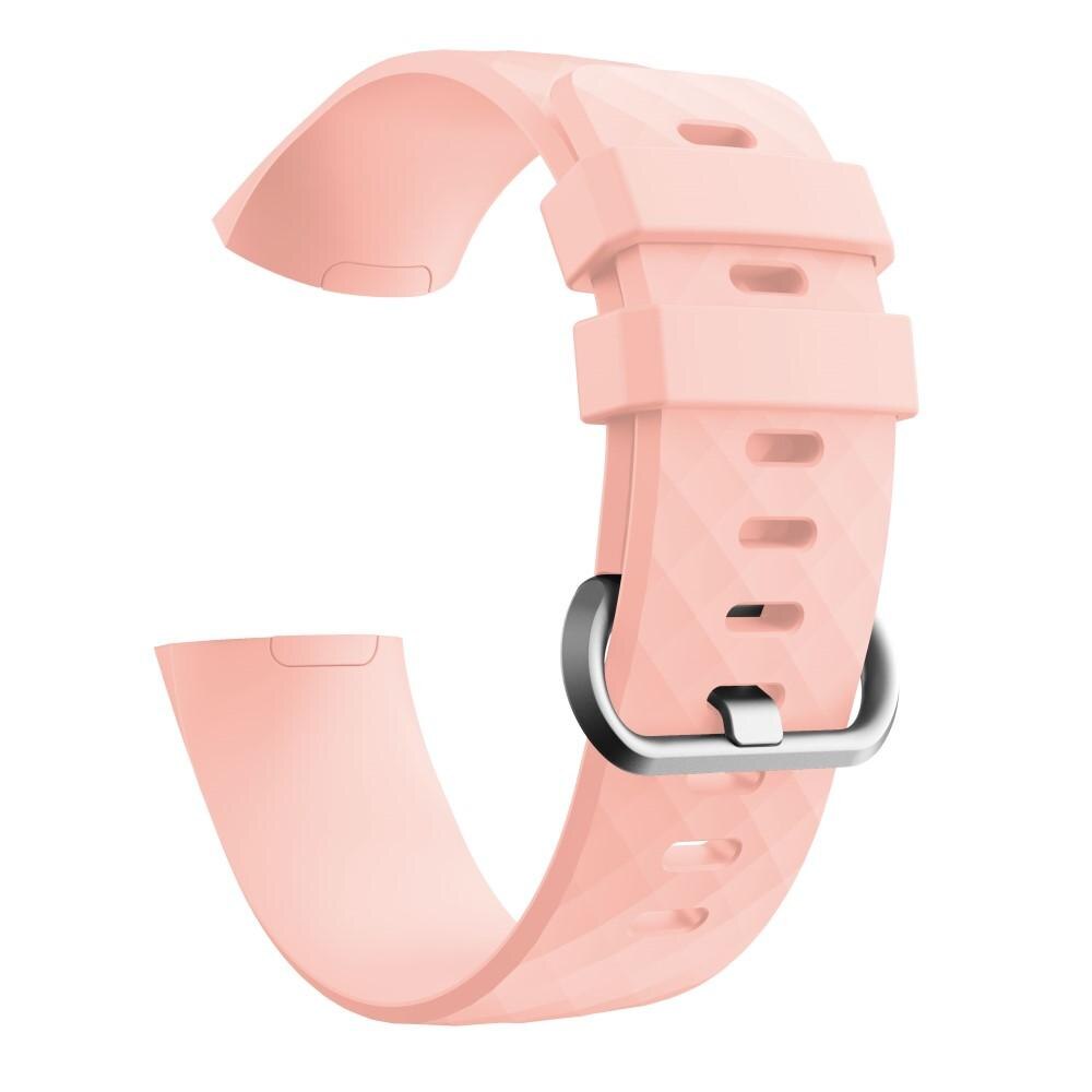 Fitbit Charge 3/4 Siliconen bandje Roze