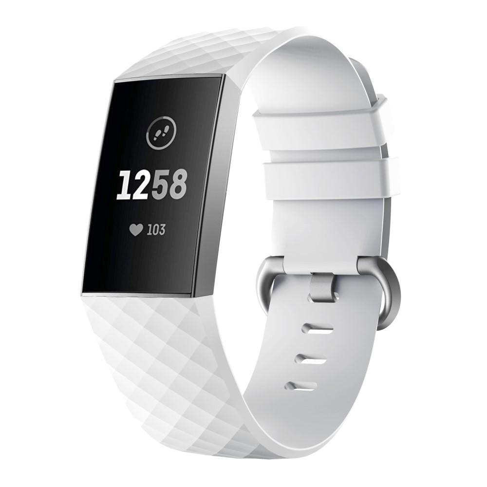 Fitbit Charge 3/4 Siliconen bandje Wit