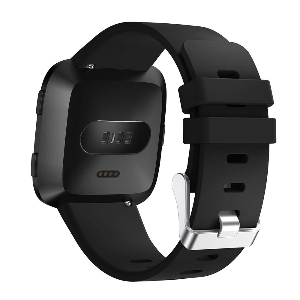 Fitbit Versa/Versa 2 Siliconen bandje Zwart