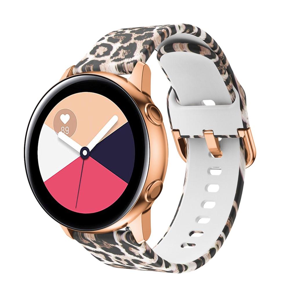 Samsung Galaxy Watch 42mm Siliconen bandje Luipaard