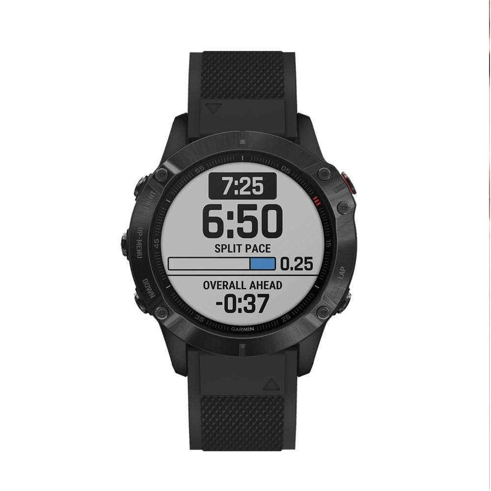 Garmin Fenix 6 Pro Siliconen bandje zwart