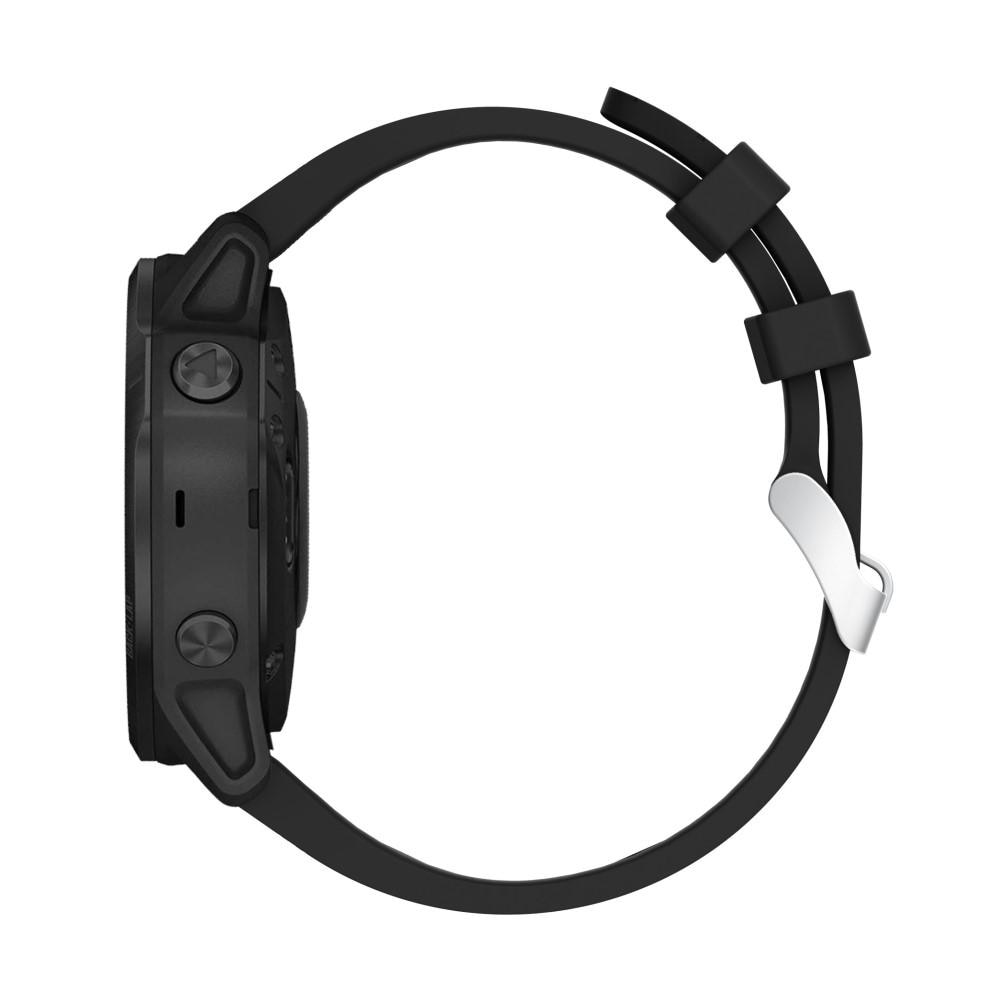 Garmin Fenix 6S/6S Pro/7S Siliconen bandje Zwart