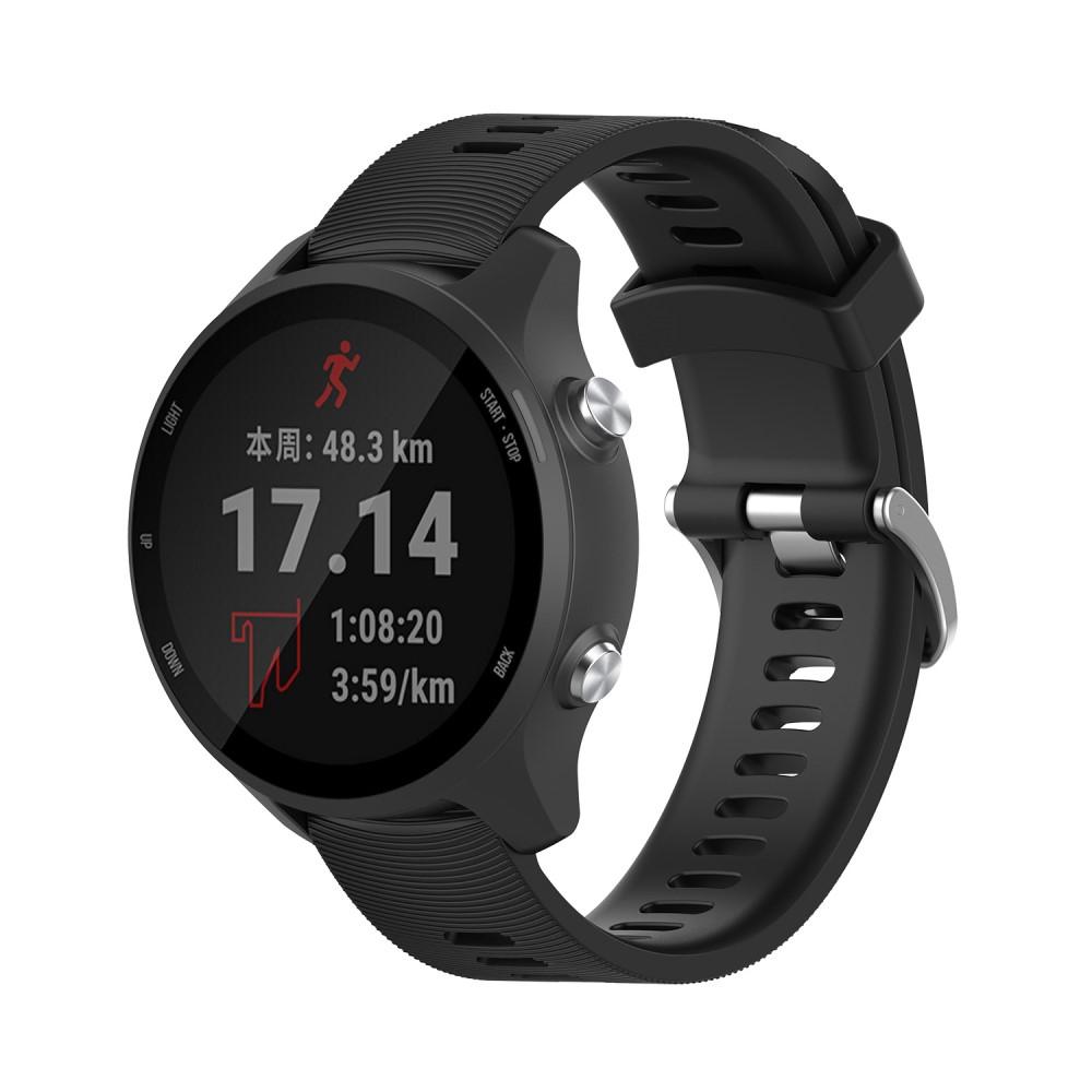 Garmin Forerunner 245 Siliconen bandje Zwart