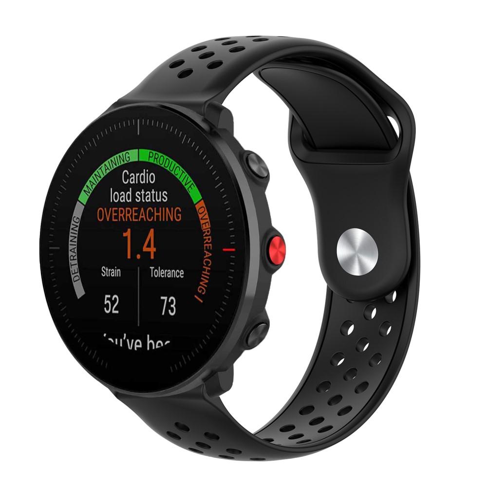 Polar Vantage M Sport Siliconen bandje Zwart