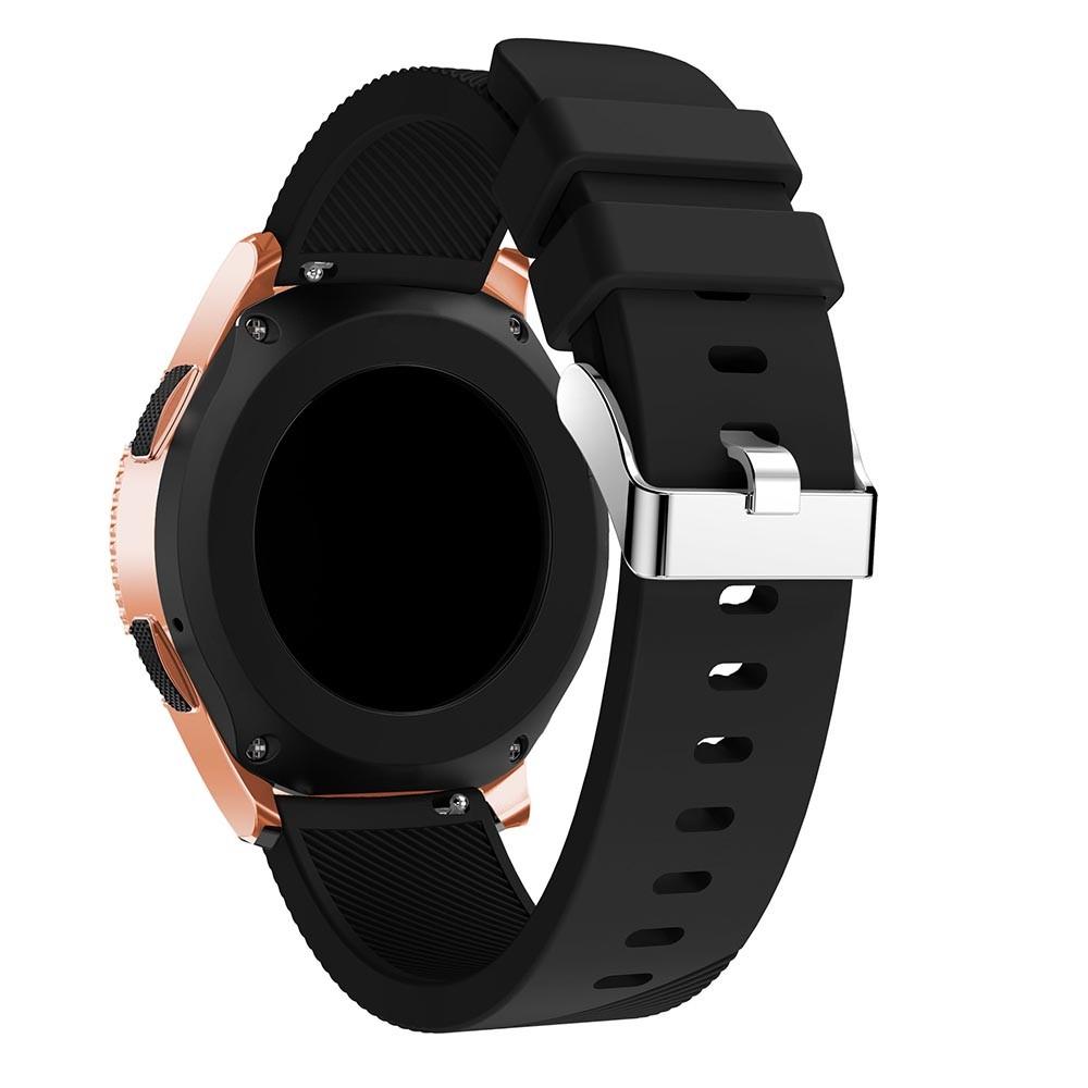 Samsung Galaxy Watch 42mm Siliconen bandje Zwart