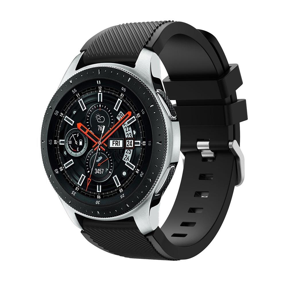 Samsung Galaxy Watch 46mm Siliconen bandje Zwart