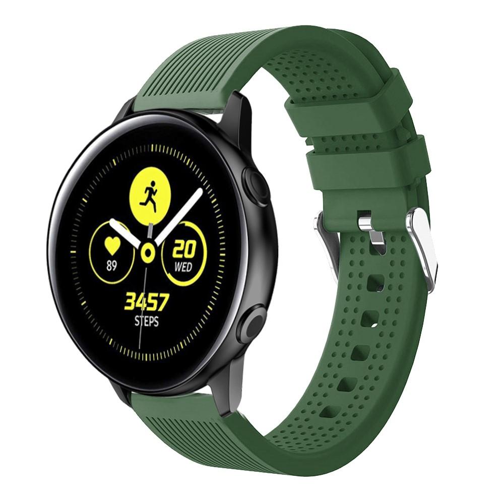 Samsung Galaxy Watch 42mm/Watch Active Siliconen bandje Groen