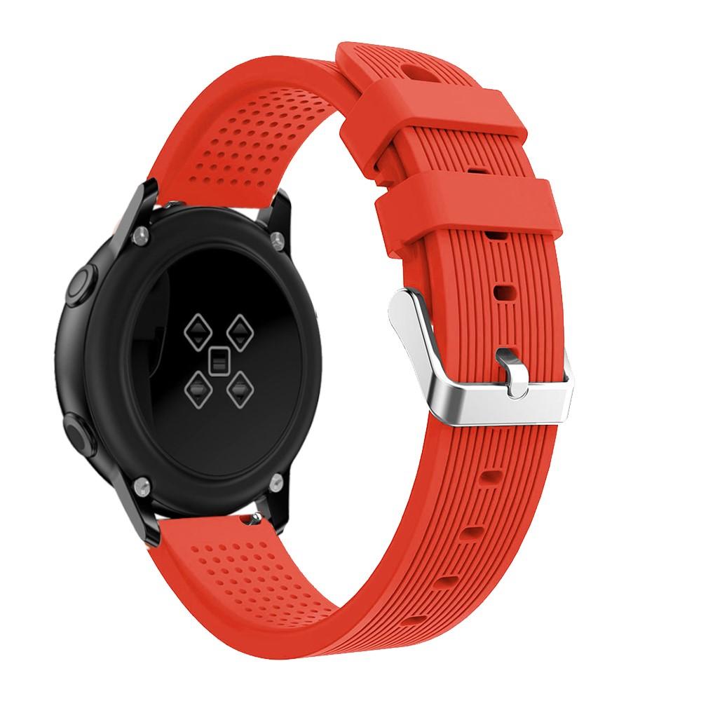 Samsung Galaxy Watch 42mm/Watch Active Siliconen bandje Rood