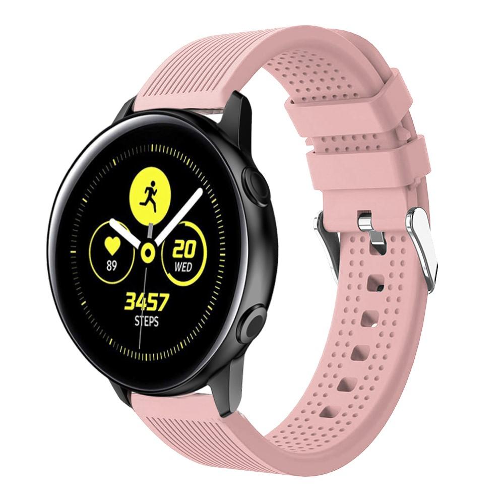 Samsung Galaxy Watch 42mm/Watch Active Siliconen bandje Roze