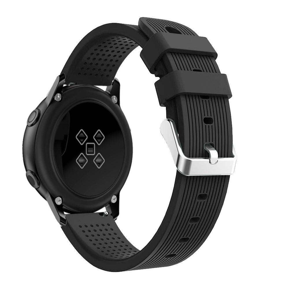 Samsung Galaxy Watch Active Siliconen bandje Zwart