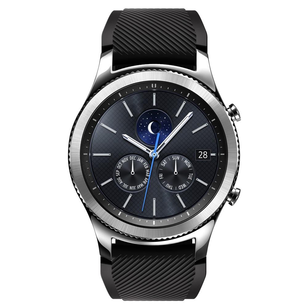 Samsung Gear S3 Frontier/S3 Classic Siliconen bandje Zwart