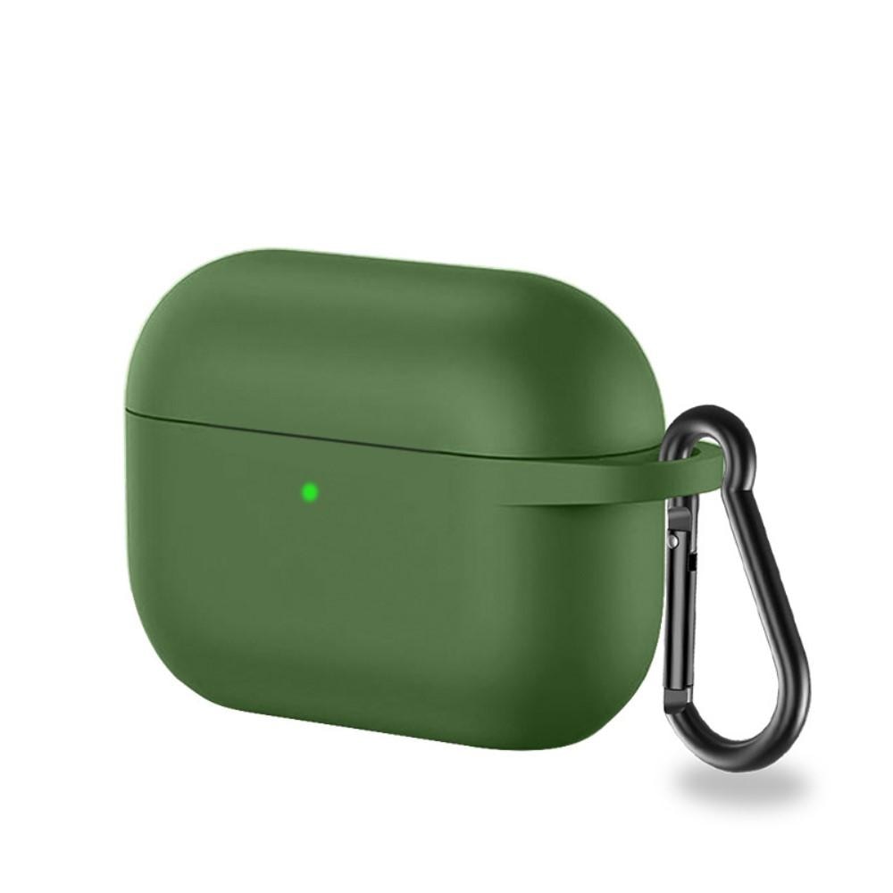 AirPods Pro Siliconen hoesje met karbinerhaak Groen