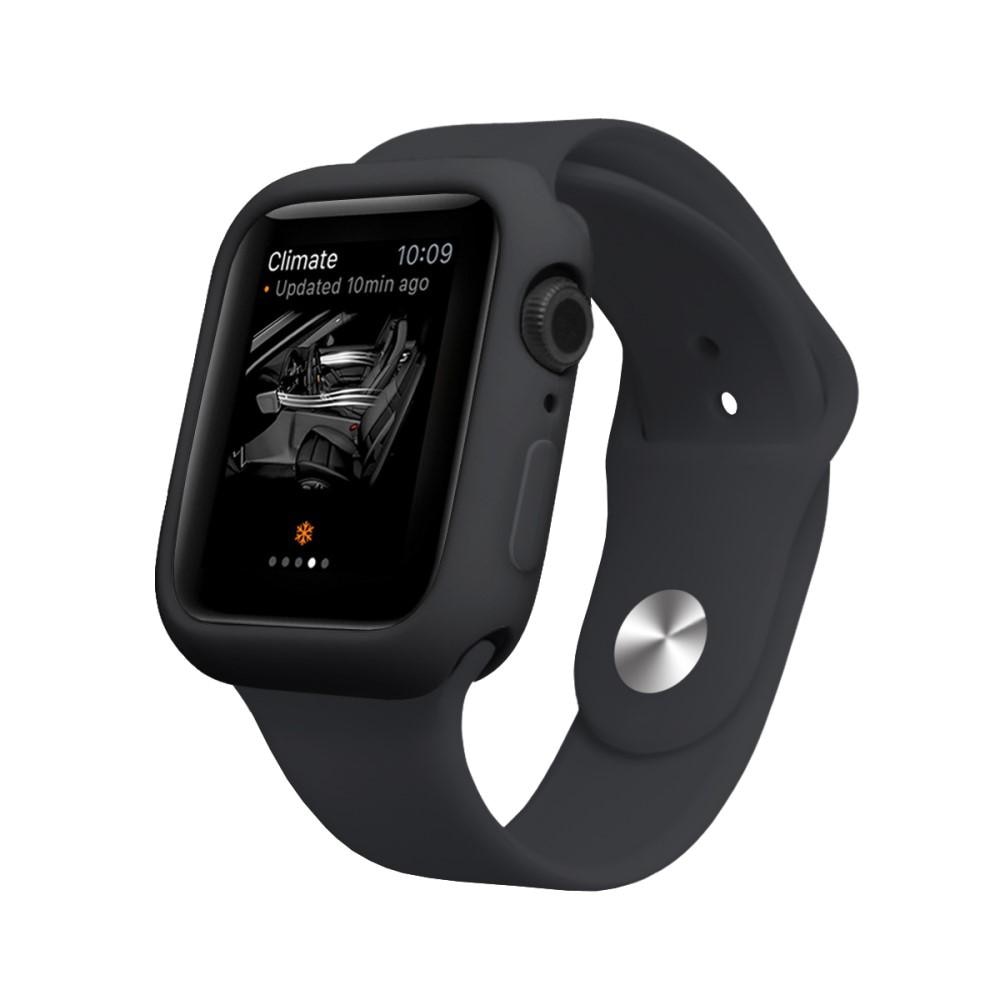 Apple Watch SE 44mm Siliconen hoesje zwart