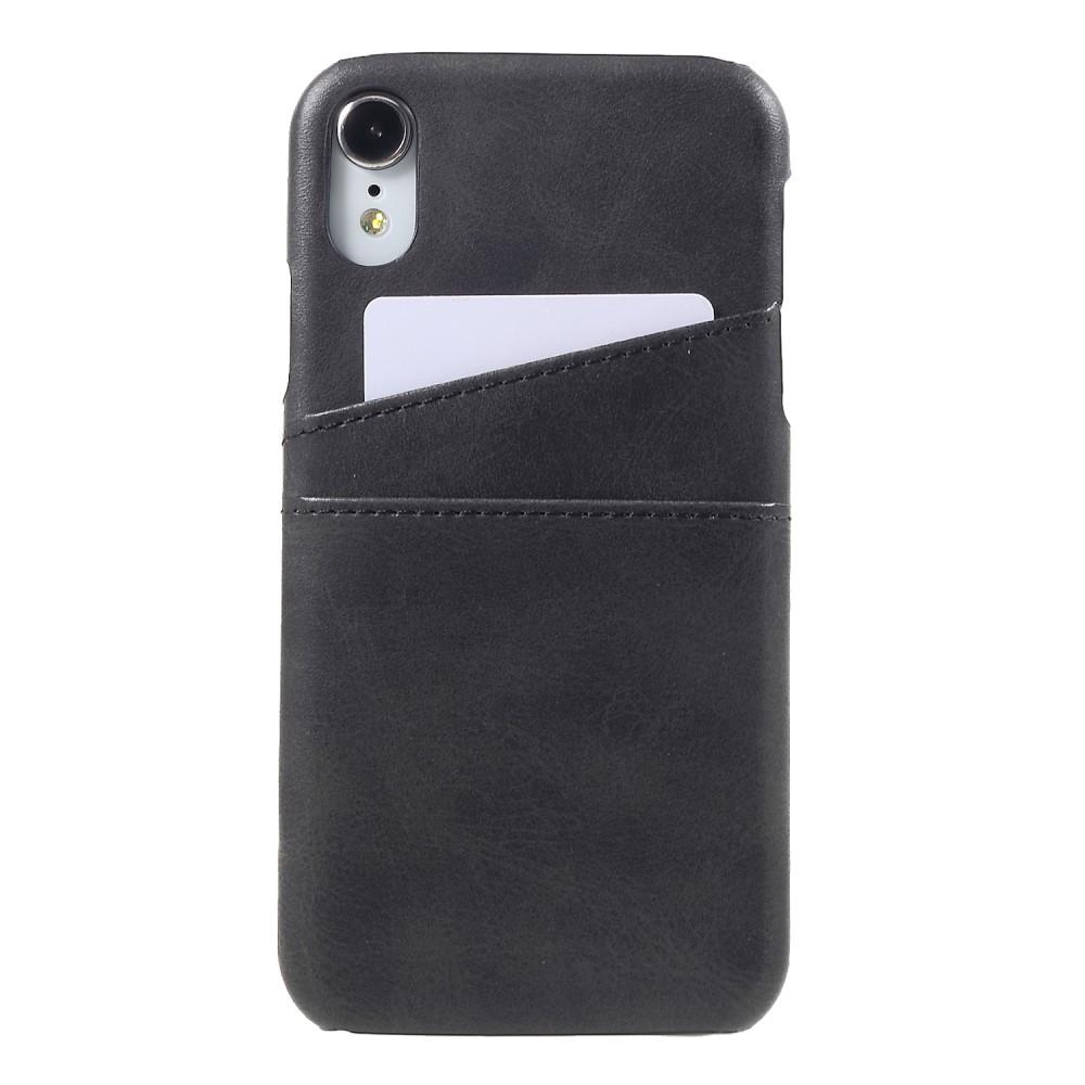 Card Slots Case iPhone Xr Zwart