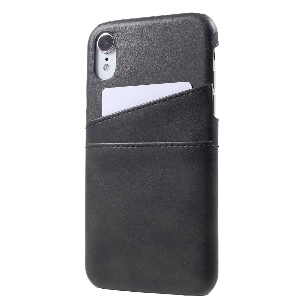 Card Slots Case iPhone Xr Zwart