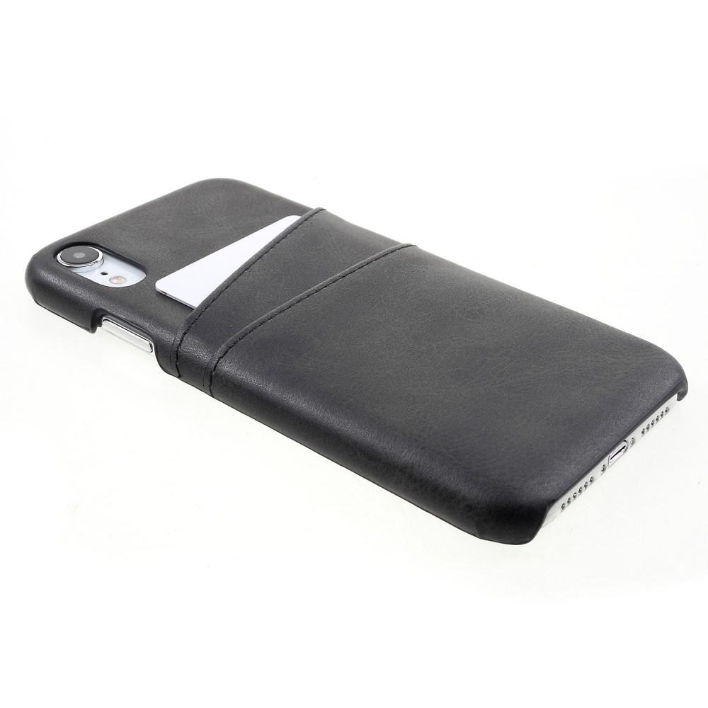 Card Slots Case iPhone Xr Zwart