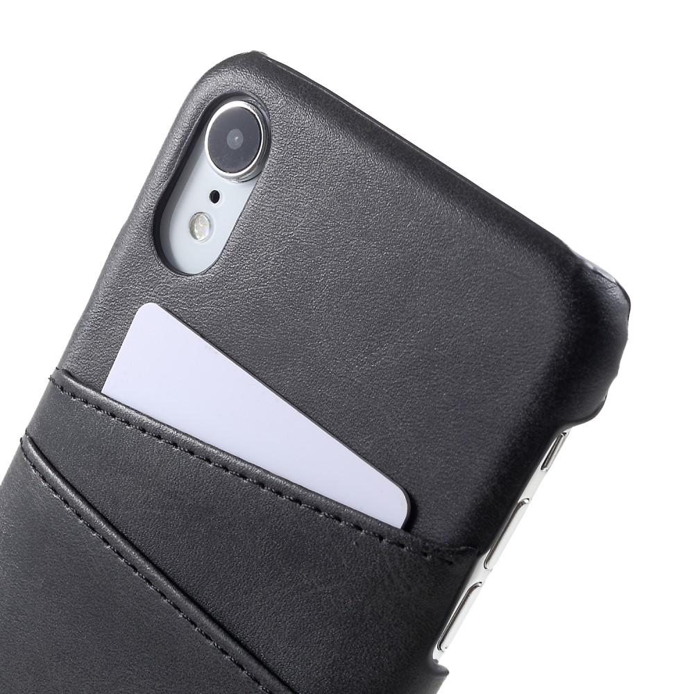 Card Slots Case iPhone Xr Zwart