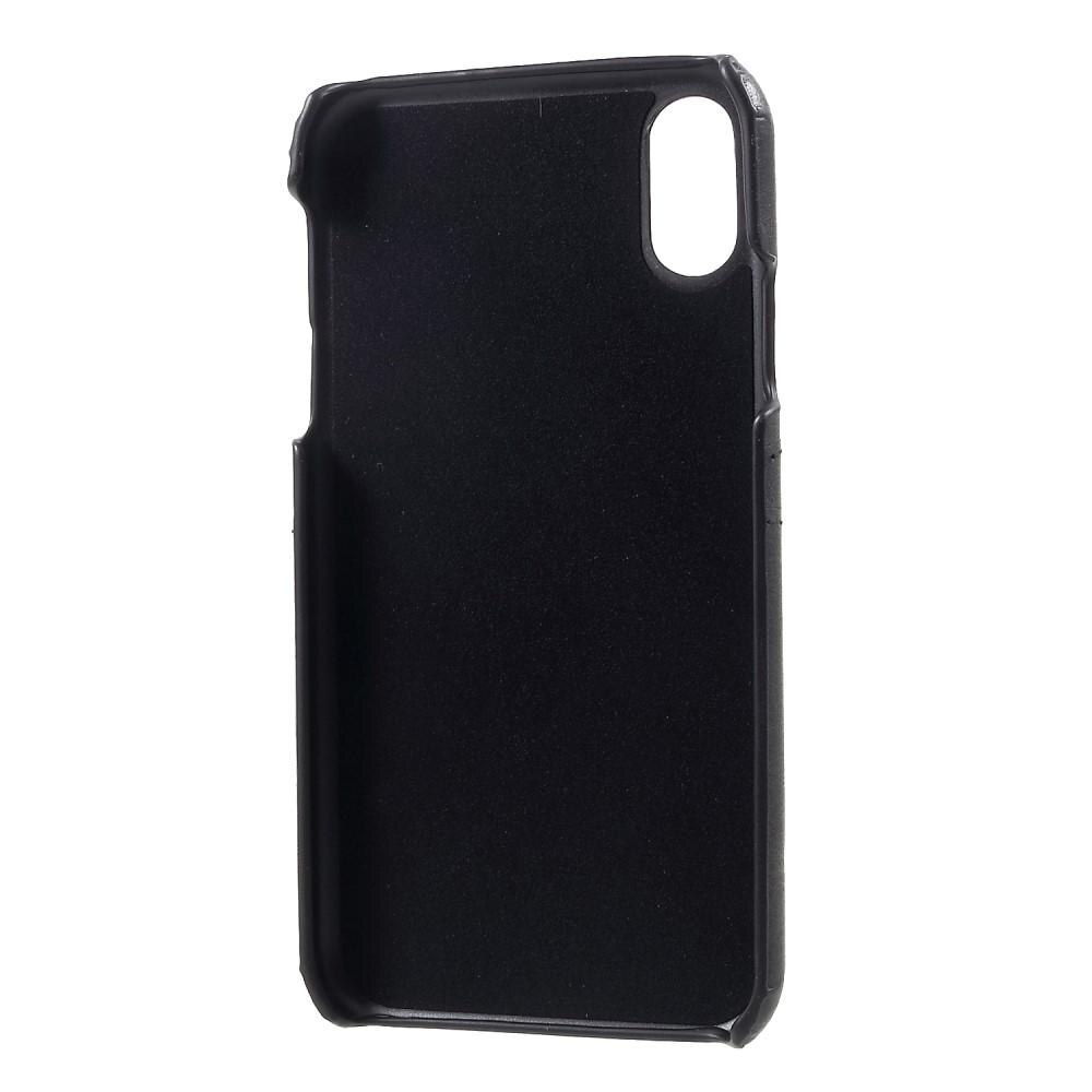 Card Slots Case iPhone Xr Zwart