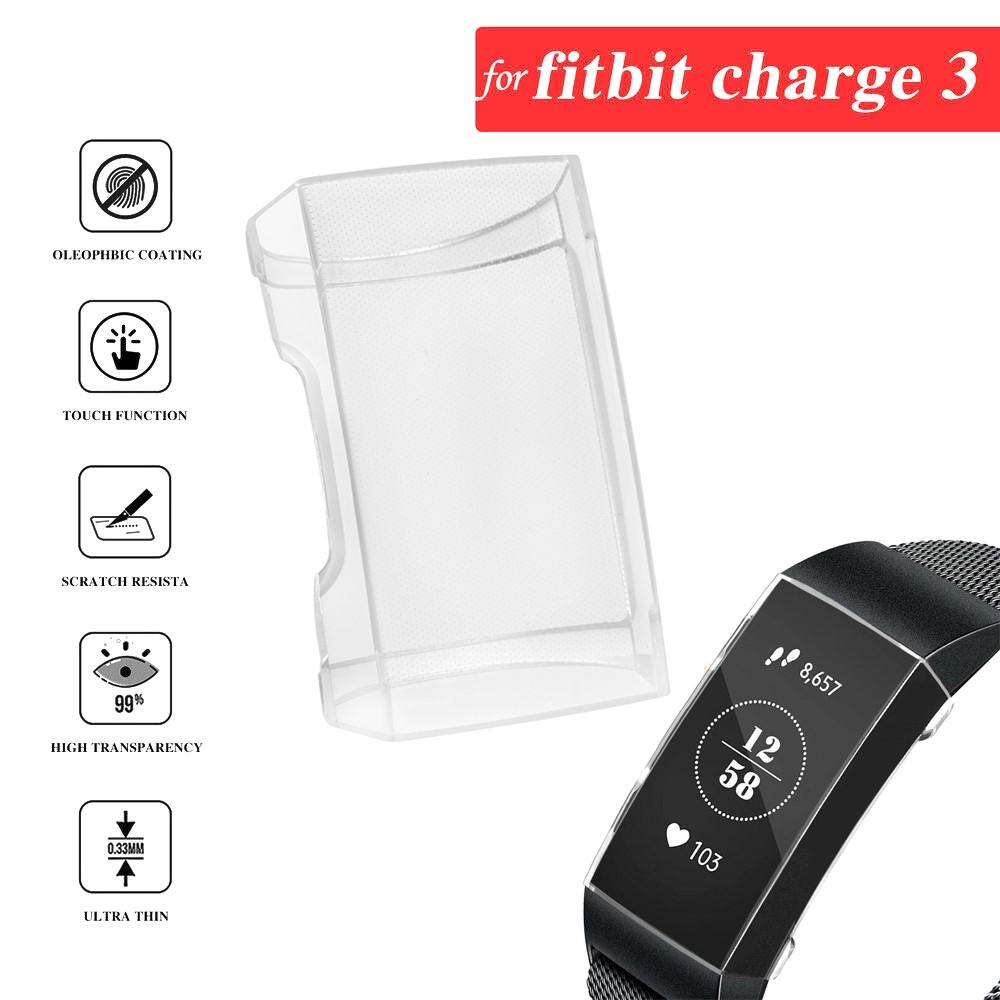 Fitbit Charge 3/4 Backcover hoesje transparant