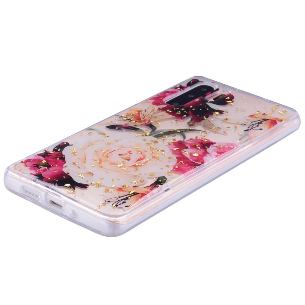 Huawei P30 Pro Backcover hoesje Pioenrozen