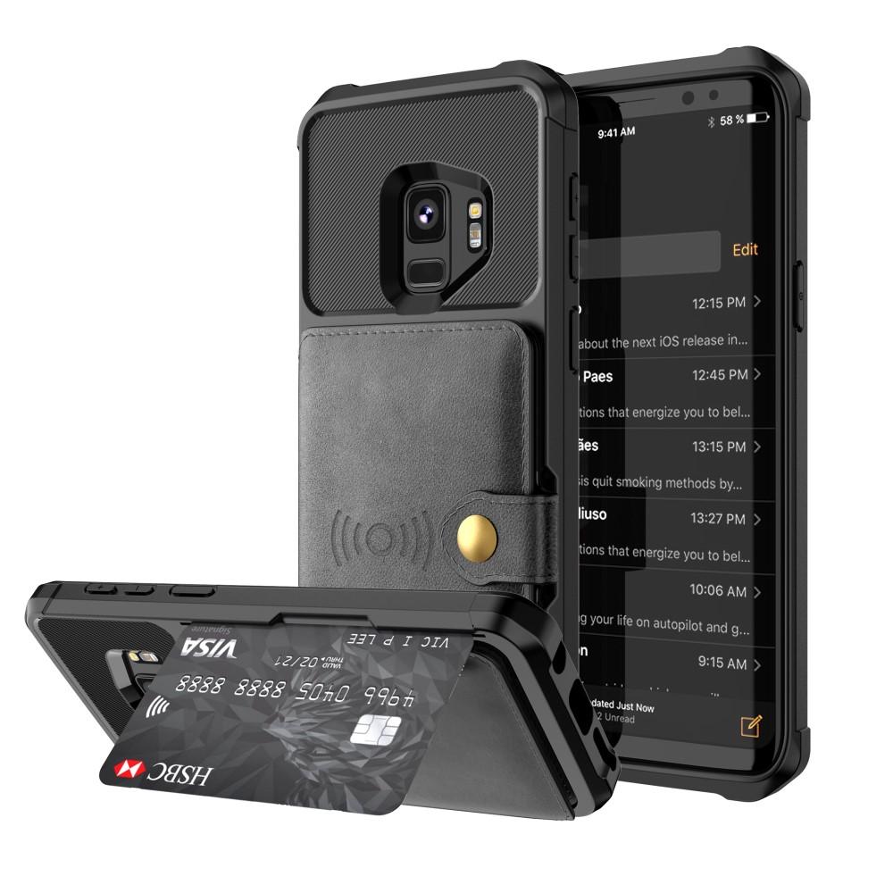 Samsung Galaxy S9 Tough Multi-slot Case Zwart