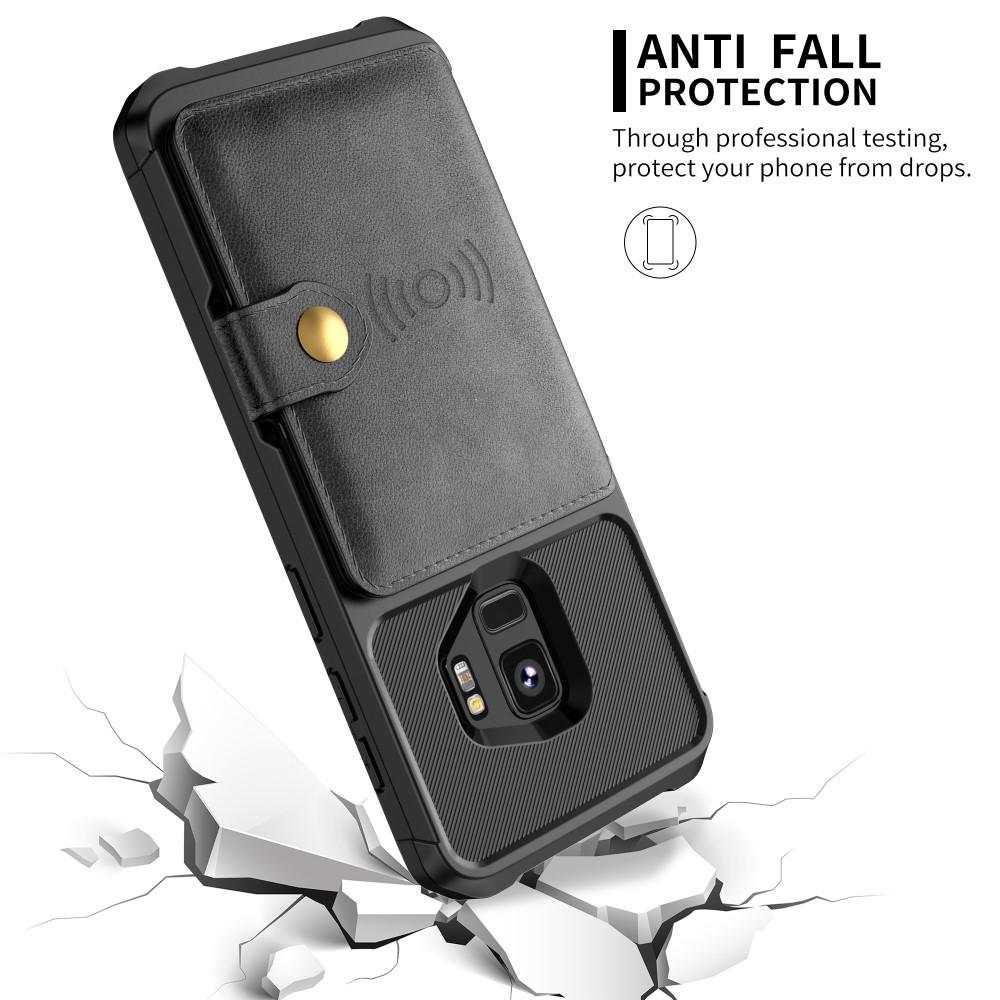 Samsung Galaxy S9 Tough Multi-slot Case Zwart