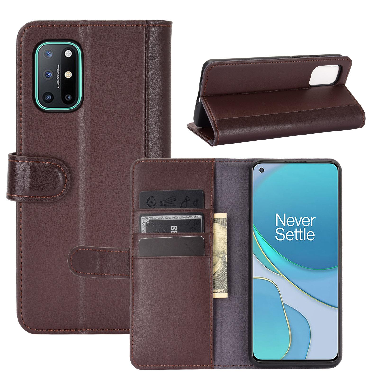 OnePlus 9 Echt lederen hoesje Bruin