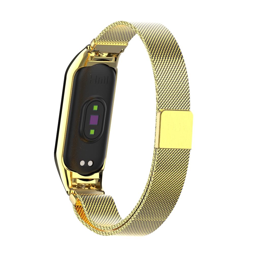 Xiaomi Mi Band 5/6 Milanese bandje Goud