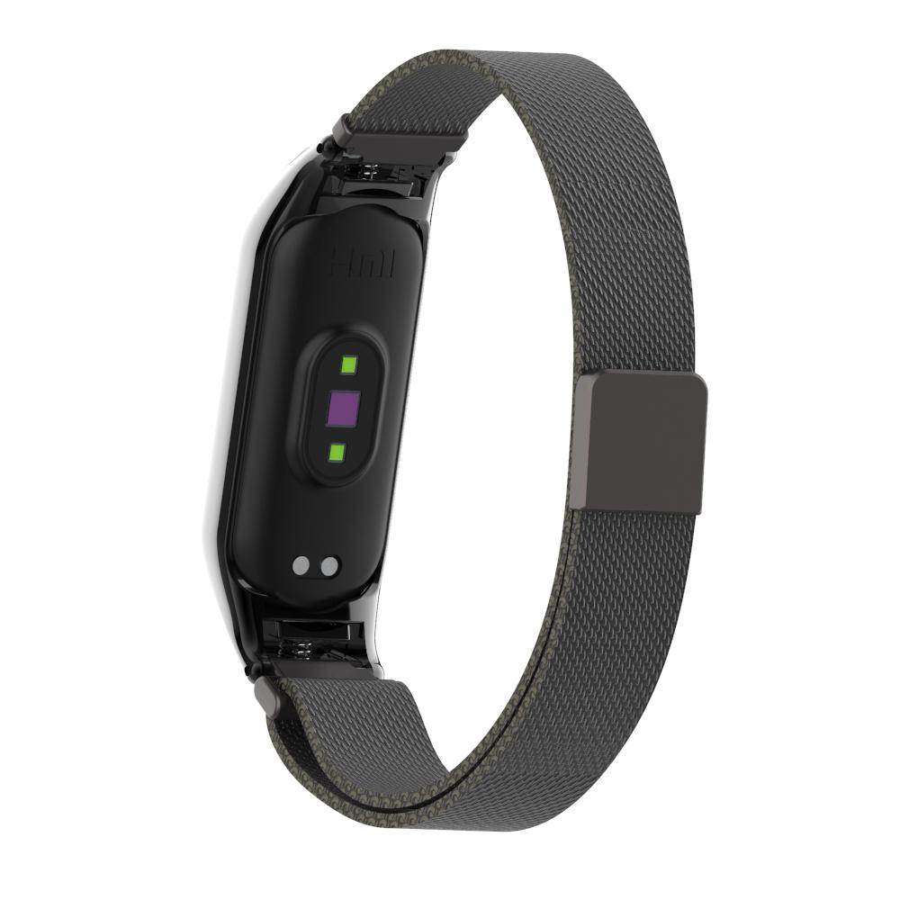 Xiaomi Mi Band 5/6 Milanese bandje Zwart