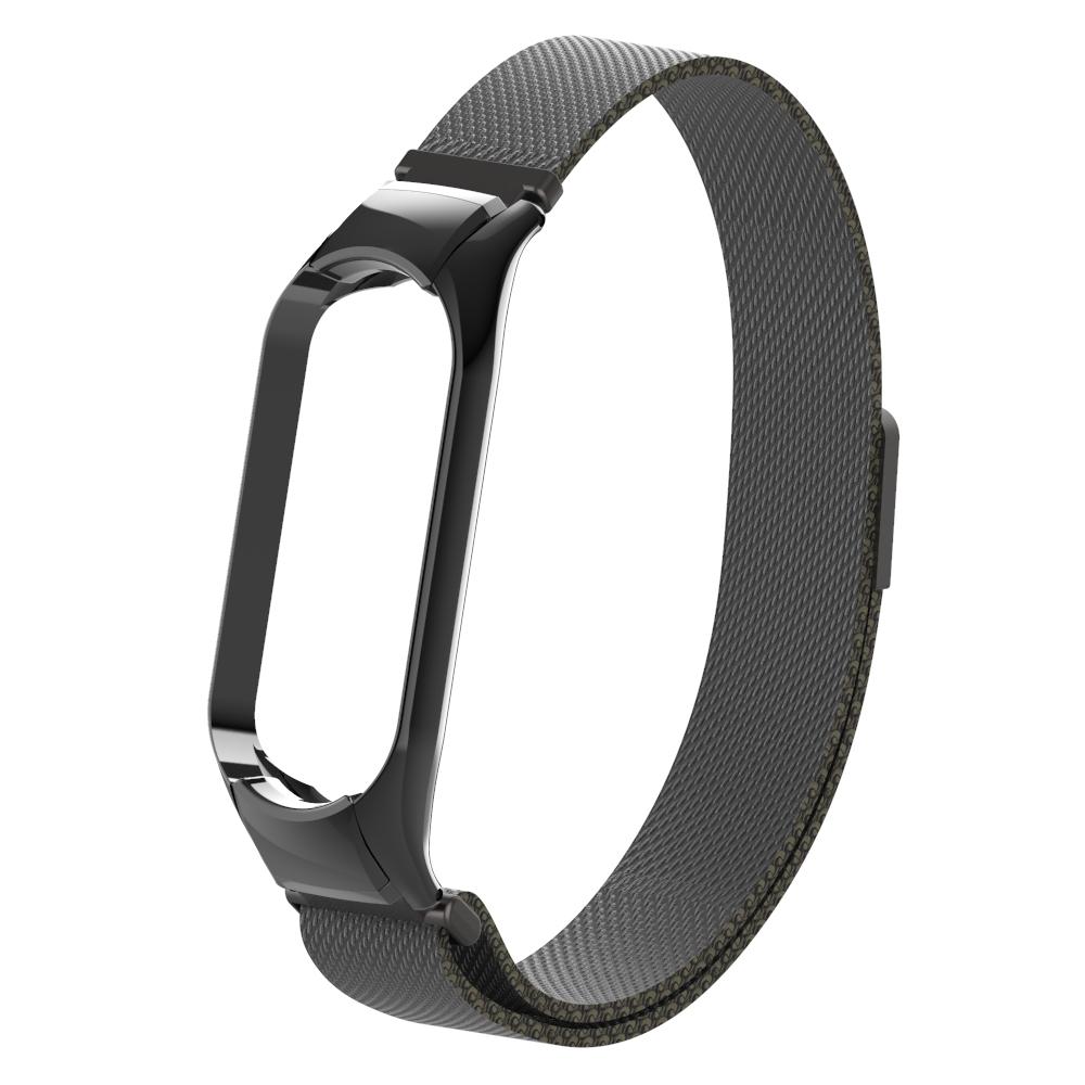 Xiaomi Mi Band 5/6 Milanese bandje Zwart