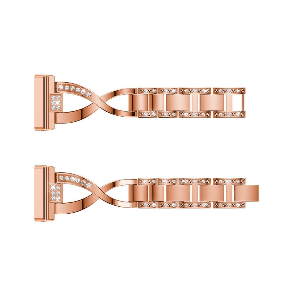 Fitbit Versa 3/Sense Crystal Bracelet Rose Gold