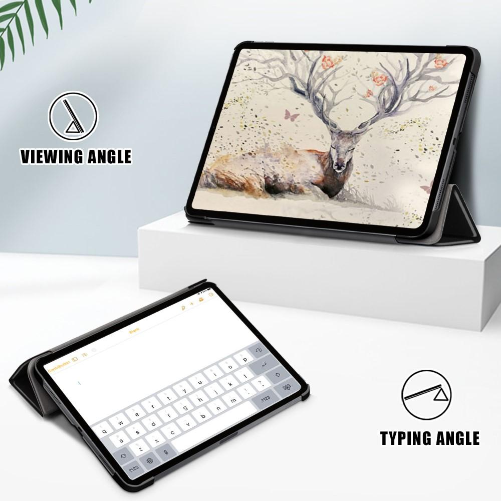 Apple iPad Air 10.9 5th Gen (2022) Tri-fold Hoesje Veelkleurig/patroon