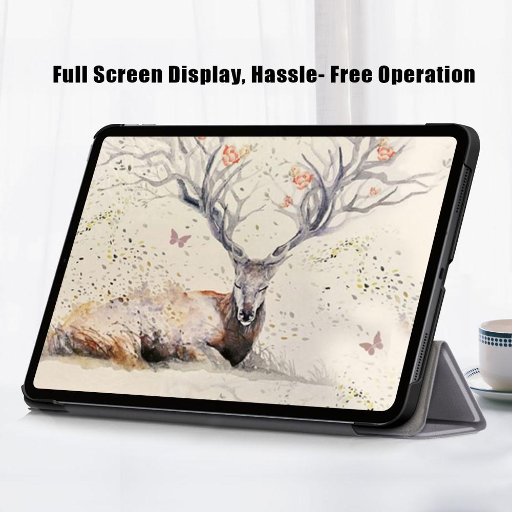 Apple iPad Air 10.9 5th Gen (2022) Tri-fold Hoesje Grijs