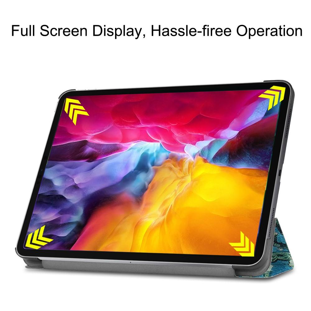 Apple iPad Pro 11 3rd Gen (2021) Tri-fold Hoesje Veelkleurig/patroon