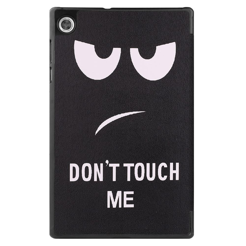 Lenovo Tab M10 HD Tri-fold Hoesje Don´t Touch Me