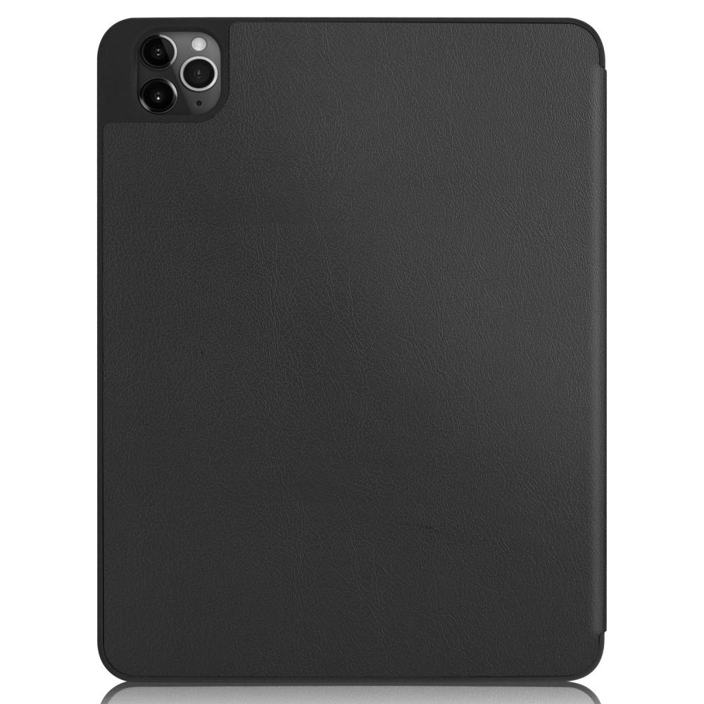 iPad Pro 12.9 3rd Gen (2018) Tri-fold Hoesje met Penhouder zwart