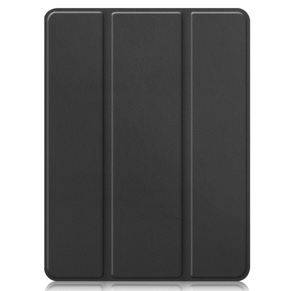 iPad Pro 12.9 5th Gen (2021) Tri-fold Hoesje met Penhouder zwart