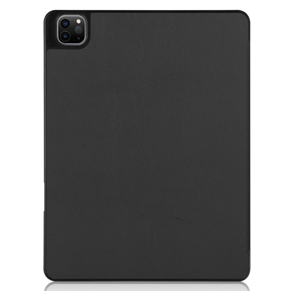 iPad Pro 12.9 6th Gen (2022) Tri-fold Hoesje met Penhouder zwart