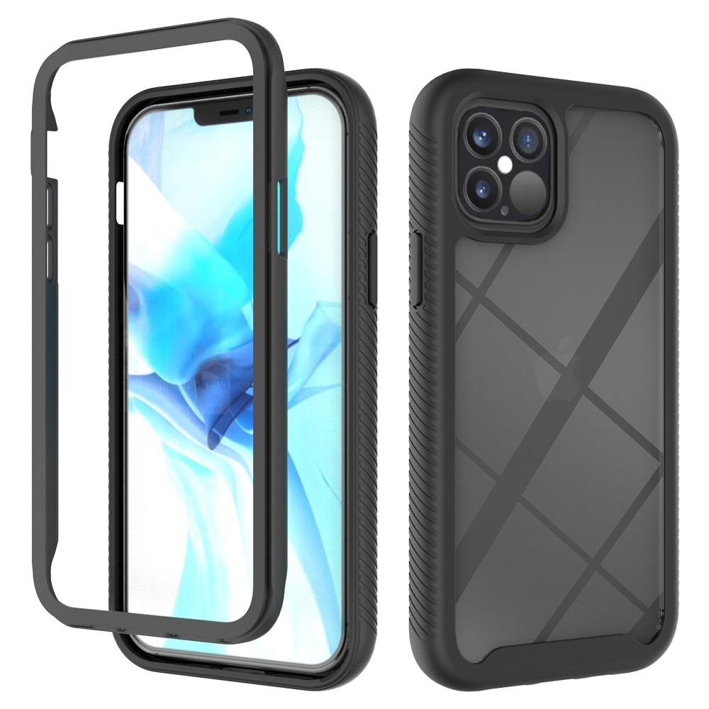 iPhone 12/12 Pro Full Cover Skal Zwart