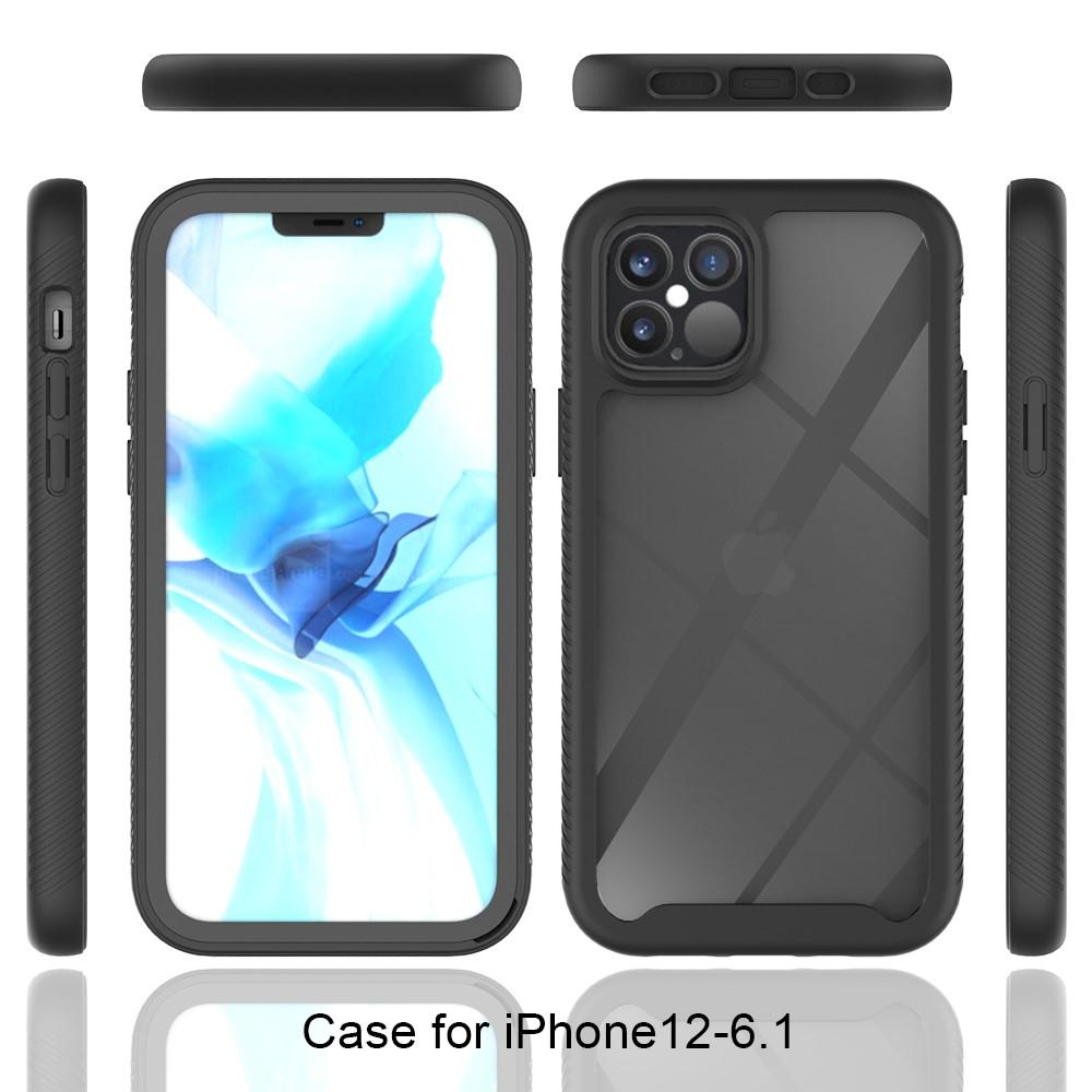 iPhone 12/iPhone 12 Pro Full Cover Case Zwart