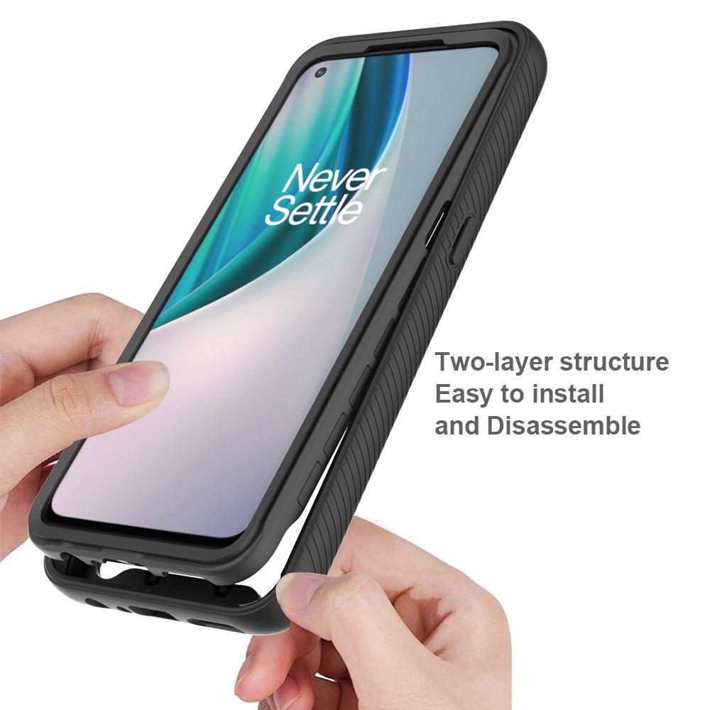 OnePlus Nord N10 5G Full Cover Skal Zwart