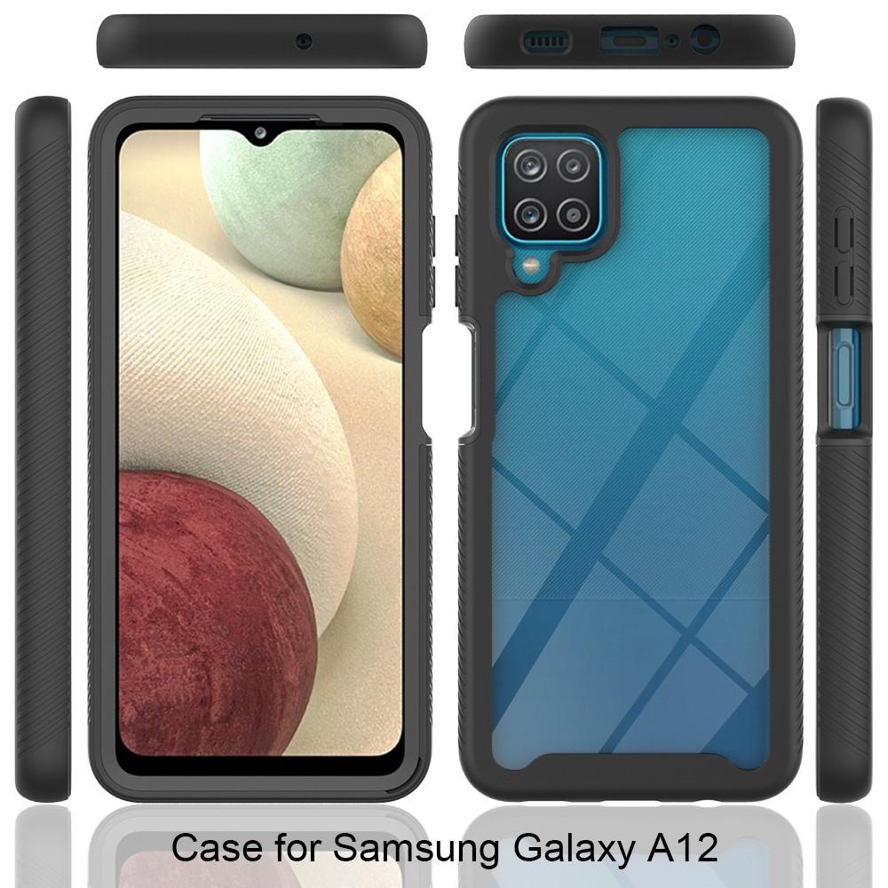 Samsung Galaxy A12 5G Full Cover Skal Zwart
