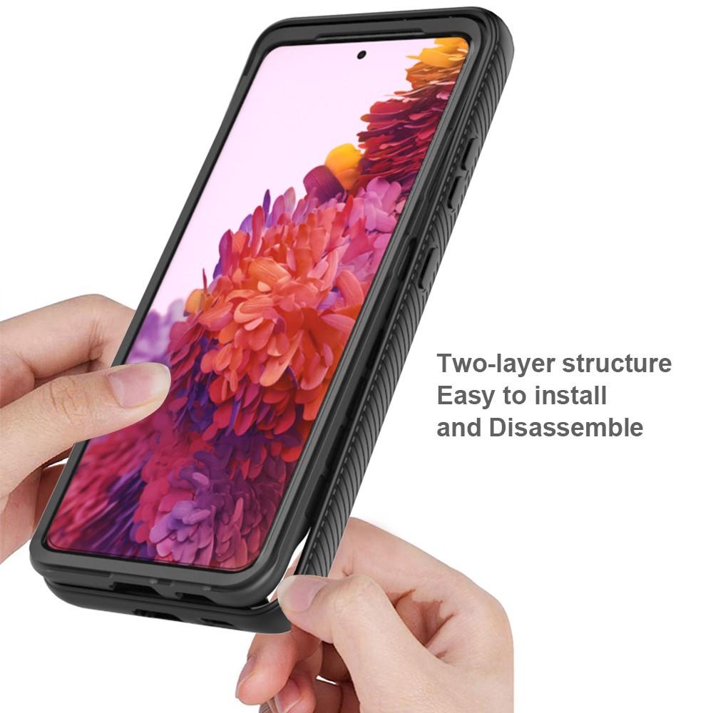 Samsung Galaxy S21 Ultra Full Cover Case Zwart