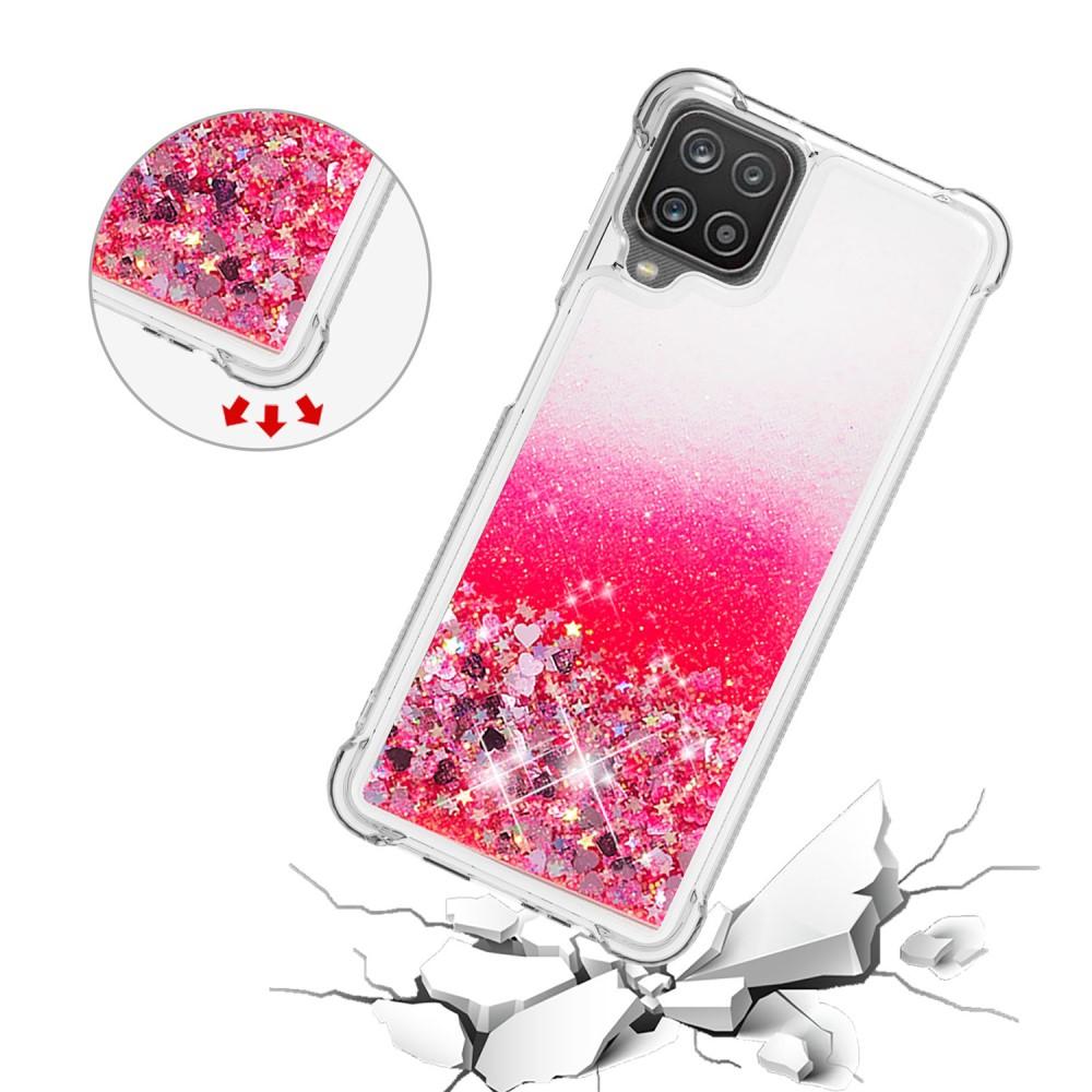 Samsung Galaxy A12 5G Glitter Powder TPU Case Rood